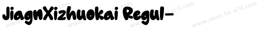 JiagnXizhuokai Regul字体转换
